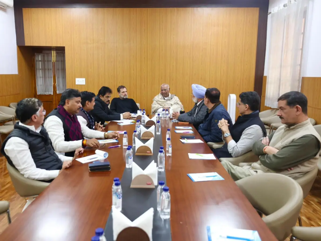 Rajasthan Congress Meeting in Delhi
